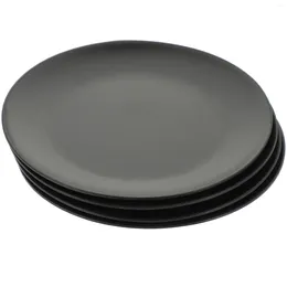 Dinnerware Sets 4 Pcs Plastic Serving Utensils Charcuterie Plate Melamine Dish Salad Dessert Outdoor Dinning Picnic