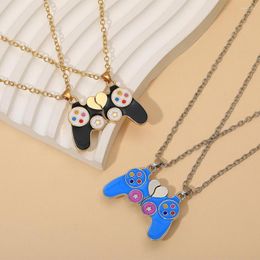 Pendant Necklaces Lovely Game Handle Cartoon Magnet Necklace For Women Controller Choker Couple DIY Jewelry Accessories Gifts 2023