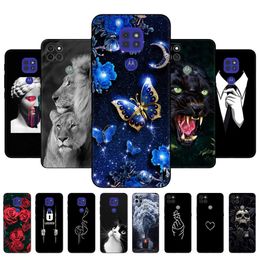 For Motorola Moto G9 Play Plus Power Case Phone Back Cover Protective Bag Soft Silicone Black Tpu