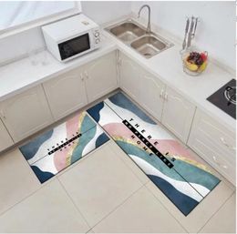 New Anti Fatigue Kitchen Rug Set 2 Piece Non Slip Kitchen Floor Mat Cushioned Comfort Standing Waterproof Stain Carpet