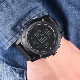 PANARS Fashion Men Digital Watch Outdoor Sports LED Alarm Clock Wrist Watch Waterproof Dual Time Relogio Masculino