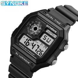 Thin Digital Watches Mens 2020 Luxury Top Brand Electronic WristWatch Waterproof Men's Sports Watch LED Relogio Masculino gift