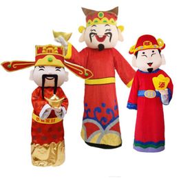 2019 factory new God of wealth mascot costume cartoon custom animation character head set props doll outfit3228