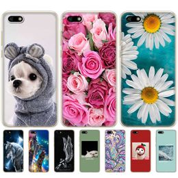 Silicone Soft Tpu Case For Huawei Honor 7A Case 5.45" Inch Phone 7 A DUA L22 Russian Version Back Cover Bag