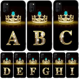 For Samsung Galaxy M30s M21 Case Silicon Phone Cover Shockproof Bumper Black Tpu Case Gold Letters
