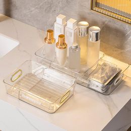 Jewellery Pouches Retractable Desk Storage Box Transparent Dresser Cosmetic Facial Mask Sundries Sorting Bathroom