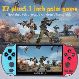 Portable Game Players X7 Plus Retro Portable 8GB Video Game Console Kids Music MP5 HD Movies Player 230715