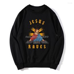 Men's Hoodies Cool Jesus Raves DJ Hoodie Clothing Gift Men Pullover Sweatshirts Hip Hop Spring Autumn Harajuku Streetwear