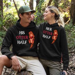 Women's Hoodies Women Men Fashion Couple For Lovers Valentine Day Gifts Squirrel His And Hers Matching Sweatshirts Couples Set