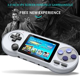 Portable Game Players SF2000 Handheld Game Consoles 3 INCH IPS Screen Portable Handheld Game Player 6000 Games Supports Wireless Double TV Output 230715
