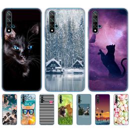 For Honour 20 Case Silicon Soft TPU Back Phone Cover Huawei Pro Lite Honor20 YAL-L21 YAL-L41 Bag Bumper