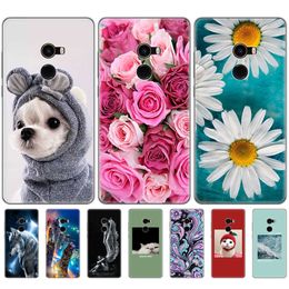 Soft Silicone TPU Case For Xiaomi Mix 2 Mi Mix2 Back Cover 360 Full Protective TransparenT Coque