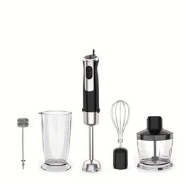 Detachable High Power Stainless Steel Housing Electric Hand Blender Immersion Stick Blender LED Light