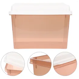 Storage Bottles Plastic Toast Box Kitchen Bread Container Fruit Keepers Refrigerator Cover Countertop Cake Containers Lids