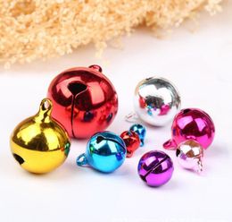 Home Decor Craft Colorful Bells Brass bell Copper Metal Christmas Decor Mini Bells for Crafts Wedding Christmas Tree Ornaments