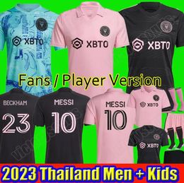 2023 2024 Inter Miami Soccer Jerseys CF MESSIS Matuidi HIGUAIN CAMPANA MESSIS BECKHAM MLS 23 24 football men and kids Player Fans version shirt kits