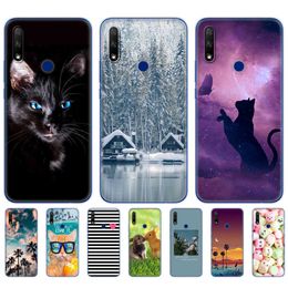 Silicon Case For Honour 9X Global Premium Soft TPU Back Cover Phone Huawei STK-LX1 Bag Bumper