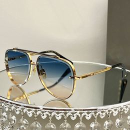 DITA H-SEVEN Men Women Designer Metal Gold Plated Frame Business Sports Style Sunglasses Original Box