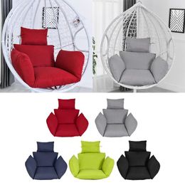 Pillow Hanging Egg Swing Chair S Seat Thick Nest Outdoor With Back