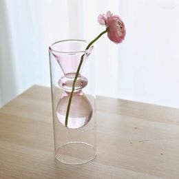 Vases Flower Vase For Table Decoration Living Room Decorative Planter Flowers Arrangement Handmade Nordic