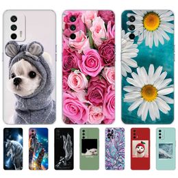 For Realme GT 5G Case Back Phone Cover OPPO RMX2202 6.43" Coque Silicon Soft TPU Shell Bumper Dropshipping