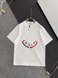Mens Designer T-shirt Brand Fashion Luxury Black letter shirt Printed shirt Embroidery Short sleeve Cotton T-shirt Women short men short set 23
