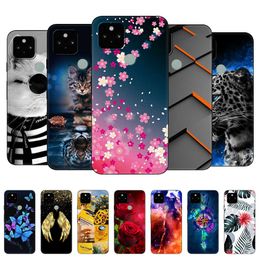 For Google Pixel 5 Case 5A 5G Back Phone Cover XL 4G Pixel5 A 5XL Bumper Black Tpu Case