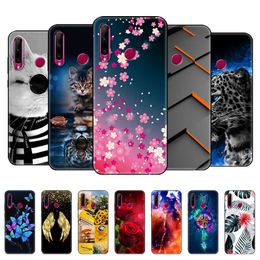 For Honor 10i Case 6.21 Inch HRY-LX1T Back Phone Cover Huawei Bumper Silicon Soft Protective Coque Black Tpu Case