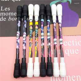 1Pcs Rotating Pen Spinning Gaming For Kids Students Writing Funny Toy Pens Cartoon Anime Cute Gel School Supplies