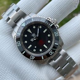 Special Offer SD1954 Black Dial 41MM Super Luminous NH35 Automatic Watch 200M Waterproof Mens Dive Watches with Milled Clasp