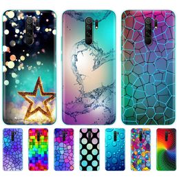 For Xiaomi Redmi 9 Case Silicon Back Cover Phone Cases Soft Bag 6.53 Inch Etui Coque Bumper Shockproof Protective