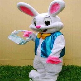 2018 brand new Mascot Costume Adult Easter Bunny Mascot Costume Rabbit Cartoon Fancy243G