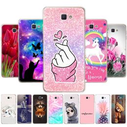 FOR Samsung Galaxy J7 Prime Case SM G6100 G610F G610M Silicon Soft TPU Back Phone Cover On7 2016 Bag Bumper