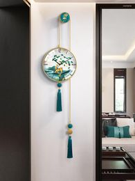 Wall Clocks Fashion Pendulum Large Decorative Chinese Vintage Cute Clock Coloured Reloj Mural Home Decoration 60wcc