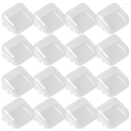 Jewelry Pouches 100 Pcs Earbud Box Plastic Trash Can Transparent Bin Garbage Backs Storage Case Mini Pp Portable Studs Organizer