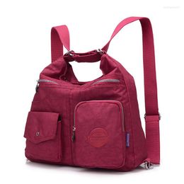 School Bags Preppy Style Women Nylon Backpack Natural For Teenager Casual Female Shoulder Mochila Travel Bookbag Knapsack
