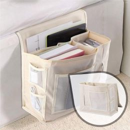 Clothing Storage Sofa Bedside Bag Book Glasses Sundries Hanging Sheets Organiser For Closet Basket Blankets