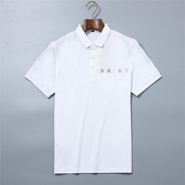 #1 Fashion Men's T-Shirts Mens POLO Short Sleeve Breathable Tops Tees Letter Pattern Print Men Women Summer T Shirts Plus size men's polo shirt 36