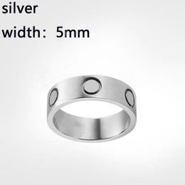 designer ring love ring for Woman Luxury designer Jewelry moissanite cortier ring titanium men and women jewelry for lovers couple ring gift Highly Quality