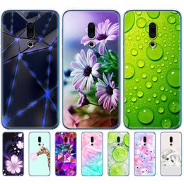 For Meizu 16th Case 6.0'' Silicone Plus Cover 6.5'' Soft TPU Back Cover Bumper Coque Etui Cartoon