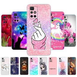 For Redmi 10 Case Back Phone Cover Xiaomi 6.5inch Global Silicon Soft TPU Protective Shell Bumper Dropshipping