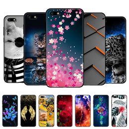 For Honor 7A/7a Prime Case 5.45" Inch Back Phone Cover For Huawei 7A DUA L22 Russian Version Silicon Soft Black Tpu Case