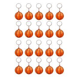Keychains Lanyards 20 Pack Basketball Ball Keychains For Party Favours Basketball Stress Ball School Carnival Reward Sports Centrepiece 230715