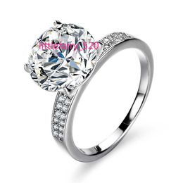 Band Rings fine jewelry fashion 925 sterling silver ring 5ct women diamond moissanite ring rings