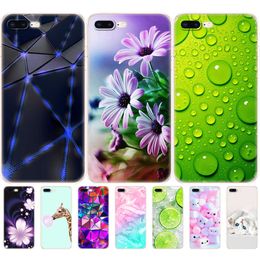 Silicon Case For Iphone 7 8 Soft Tpu Shell Cover Apple IPhone Plus Bag Funda Coque Etui Bumper Paiting