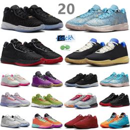 20 20s Men Basketball Shoes All Star Christmas Racer Blue Black Gold Violet Frost Young Heirs Violet Frost Time Machine Pink Diamond Men Trainers Sports Tennis 40-46