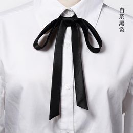 Bow Ties Korean Small Tie Bowtie College Style School Uniform Shirt Accessories Men's Women's Long Section Streamers Collars Flowers