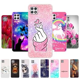 For Samsung A22 Case Back Phone Cover Galaxy A22S 5G 4G GalaxyA22 Etui Bumper Soft Tpu Silicon Bag Dropshipping