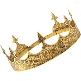 Bandanas Performance Props Hair Ornament Decorative Crown Metal Head Party Costume Headgear Headdress