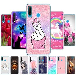 For Honor 20 Case Silicon Soft TPU Back Phone Cover Huawei Pro Lite Honor20 YAL-L21 YAL-L41 Coque Bumper